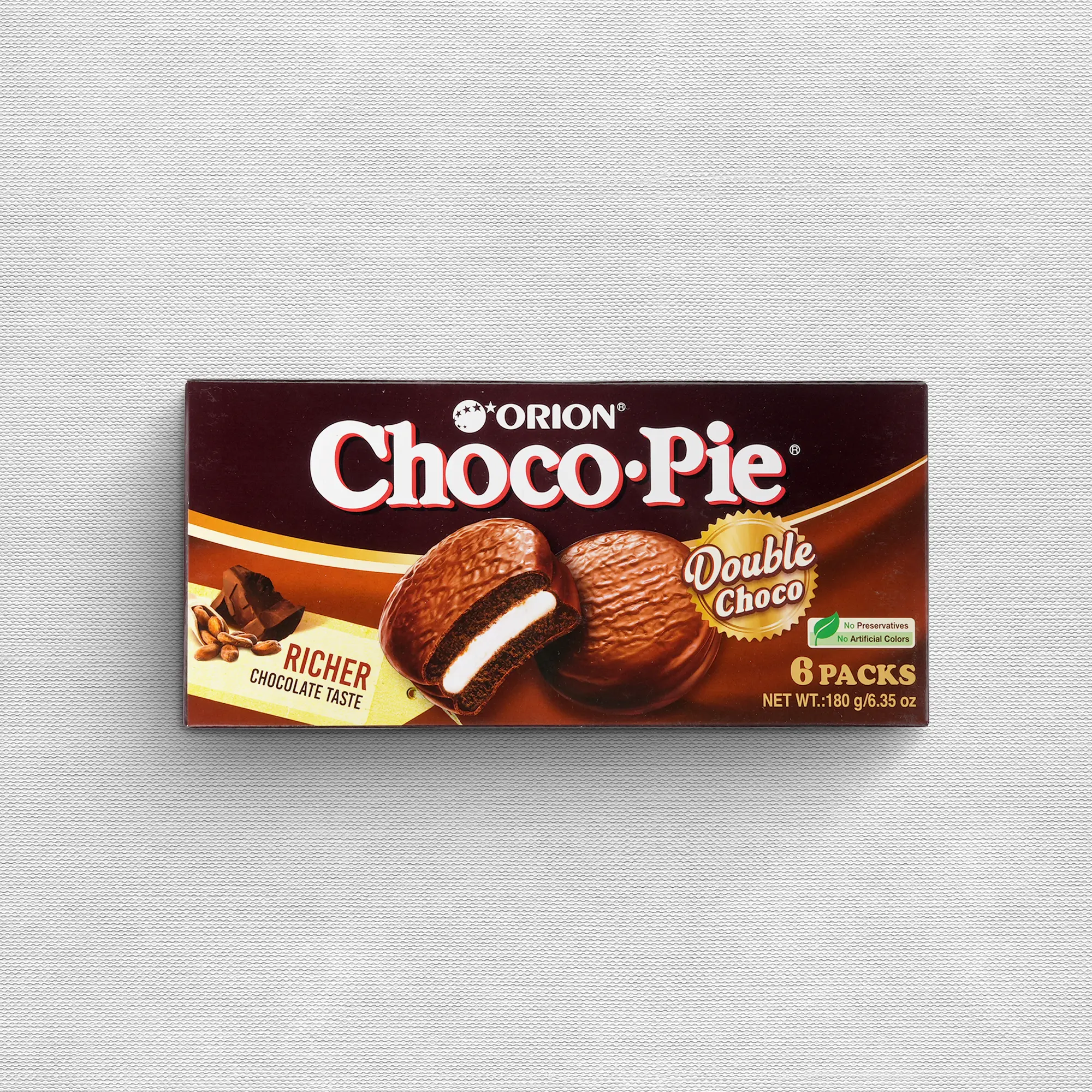 Orion Choco Pie Double Choco โอริออน ช็อกโกพาย ดับเบิ้ล ช็อค