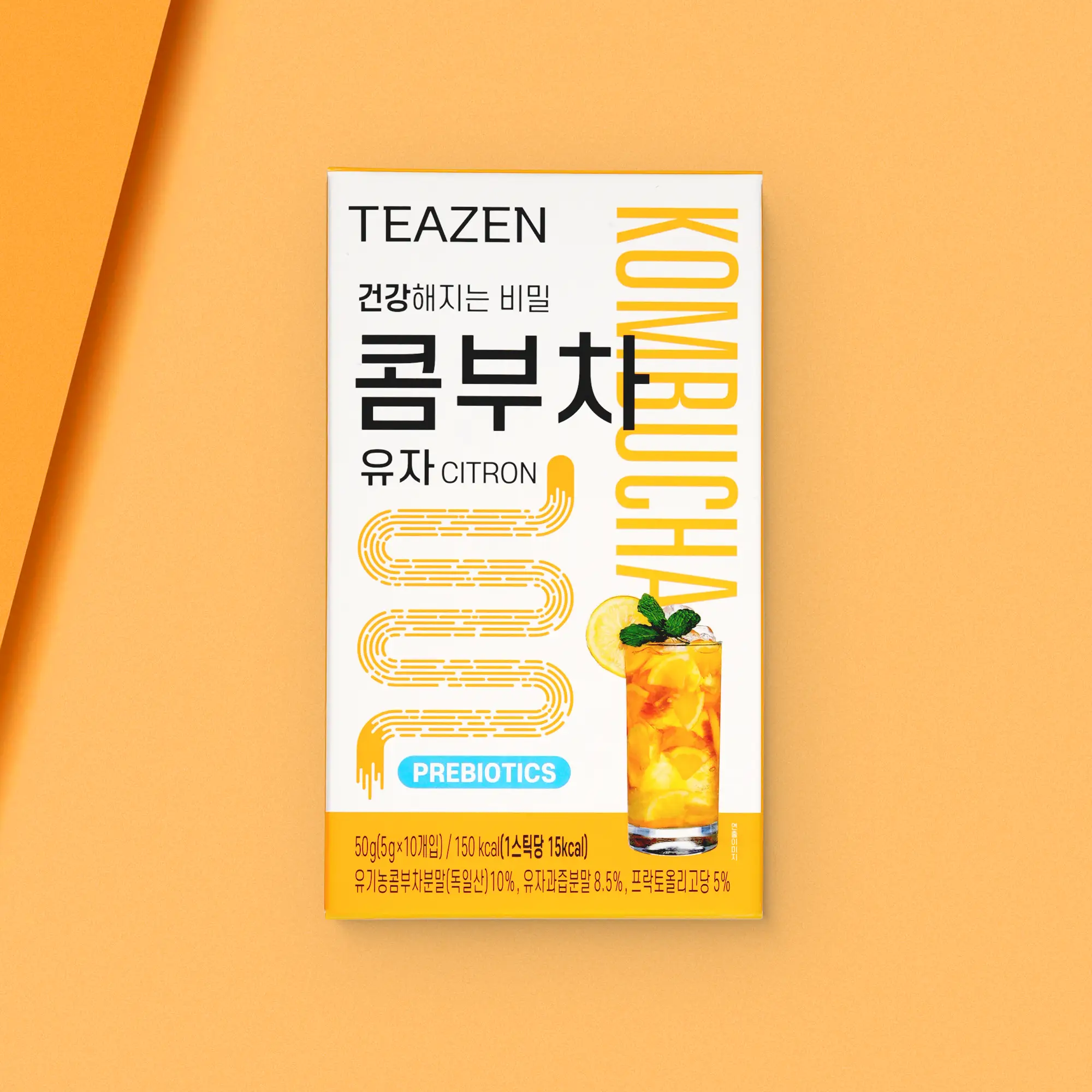 TEAZEN KOMBUCHA CITRON ทีเซน คอมบูชา 🍊ส้มยูสุ