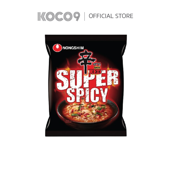 Nongshim Shin Red Super Spicy นงชิม ชิน เรด ซูปเปอร์ สไปซี่