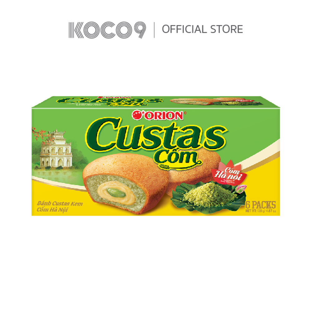 Orion Custard Pandan โอริออน คัสตาร์ด ใบเตย