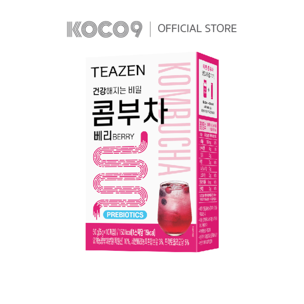 TEAZEN KOMBUCHA BERRY ทีเซน คอมบูชา🍓 รสเบอร์รี่