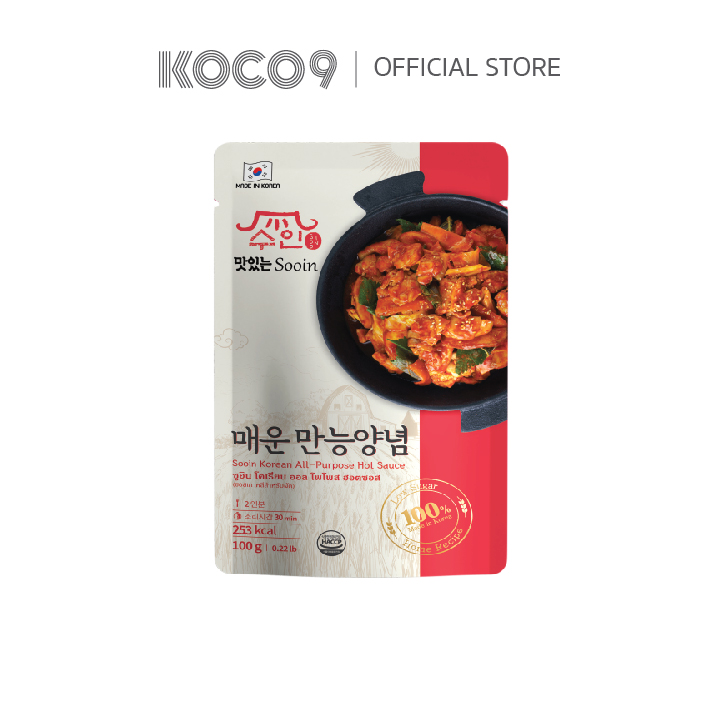 Sooin Korean Sauce All-Purpose Hot Sauce ซูอิน โคเรียน ออล โพโพส ฮอตซอส