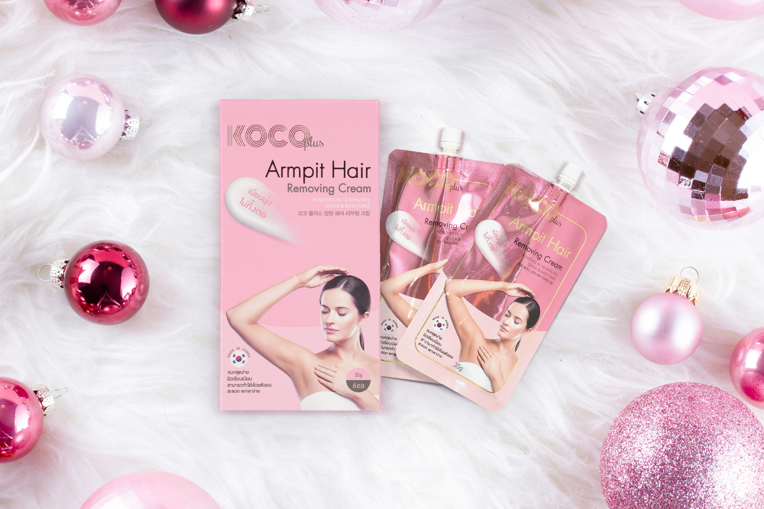 KOCO plus Body Hair Removing Cream สูตร Armpit อ่อนโยน สำหรับผิวบอบบาง